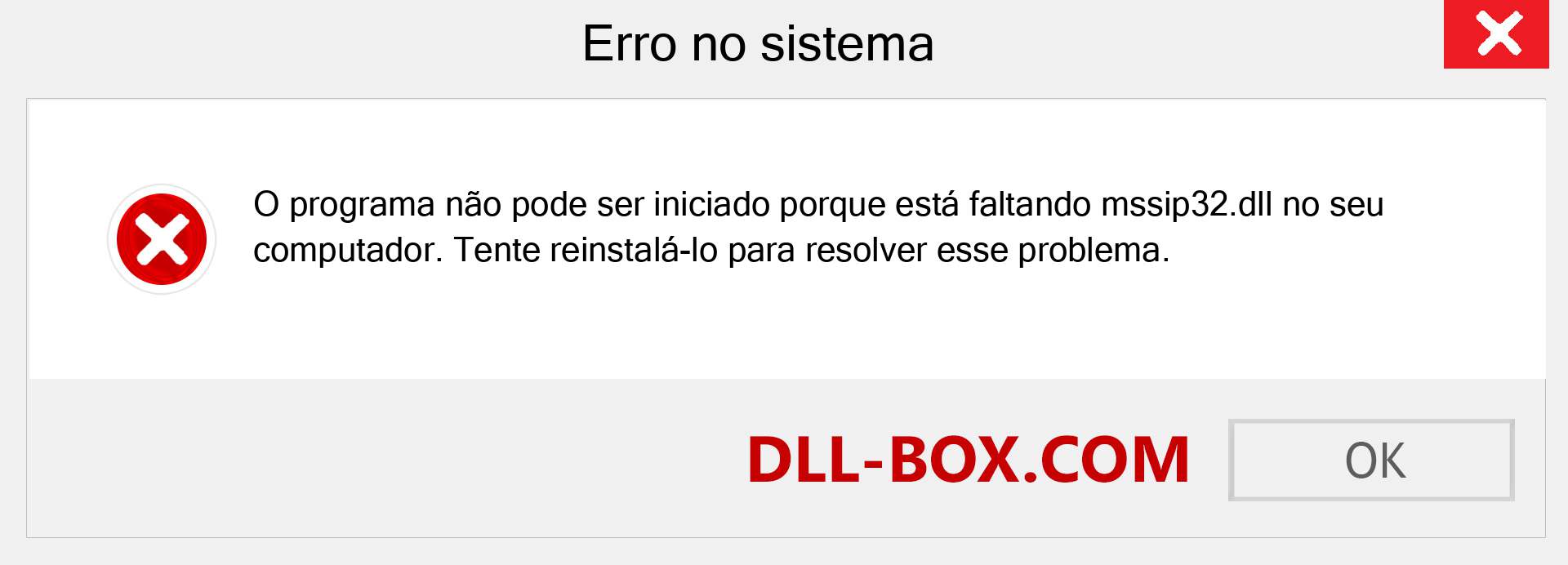 Arquivo mssip32.dll ausente ?. Download para Windows 7, 8, 10 - Correção de erro ausente mssip32 dll no Windows, fotos, imagens